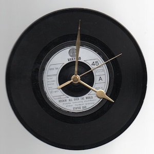 Status Quo 18" Schallplatten-Wanduhr