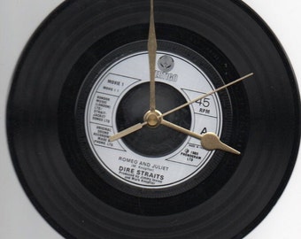 Dire Straits 7&quot; Vinyl Record Wall Clock