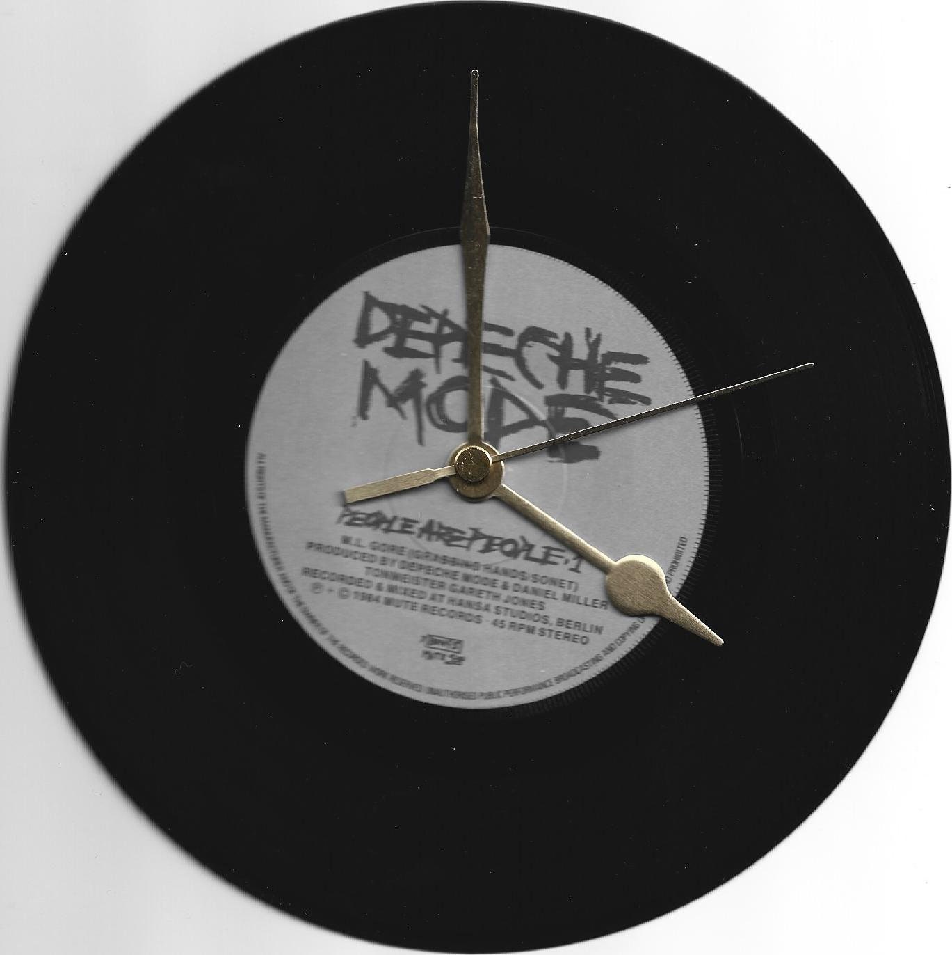 Reloj de pared con disco de vinilo Depeche Mode---- Sincero Electrónica