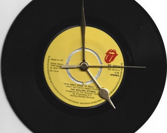 The Rolling Stones 7" Vinyl Record Wall Clock