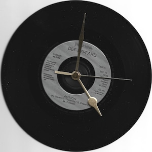 Zegar ścienny Def Leppard 7" z płyty winylowej
