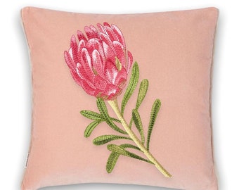 Protea Set Künstlerische Maschinenstickerei Digitales Stickmuster Wohnen und Kleidung Dekor Stickmotiv Blumenmuster Blume