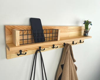 Mail Key Holder, Key Hanger For Wall, Wall Shelf, Enrtyway Organizer, Gift for New Home