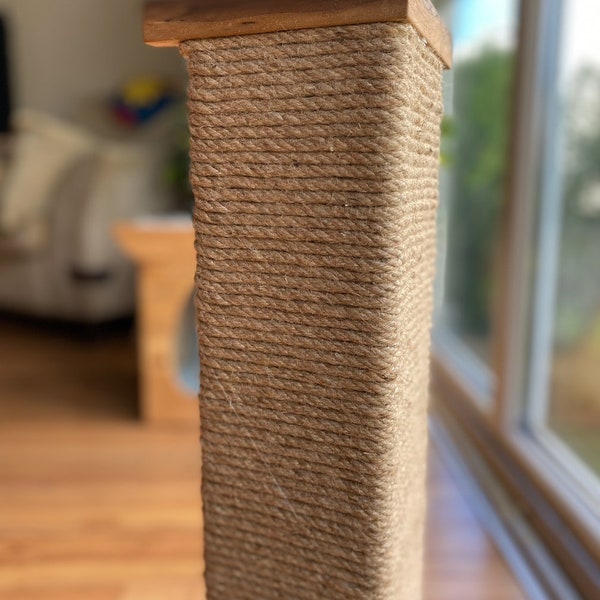 Customizable Walnut Cat Scratcher