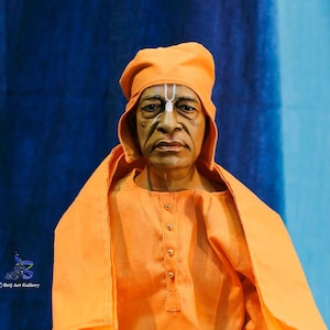 Realistic Srila Prabhupada statue 12inch/AC Bhaktivedanta swami Gurudev Murti/iskcon Deity For Home Altar/hindu art/gift