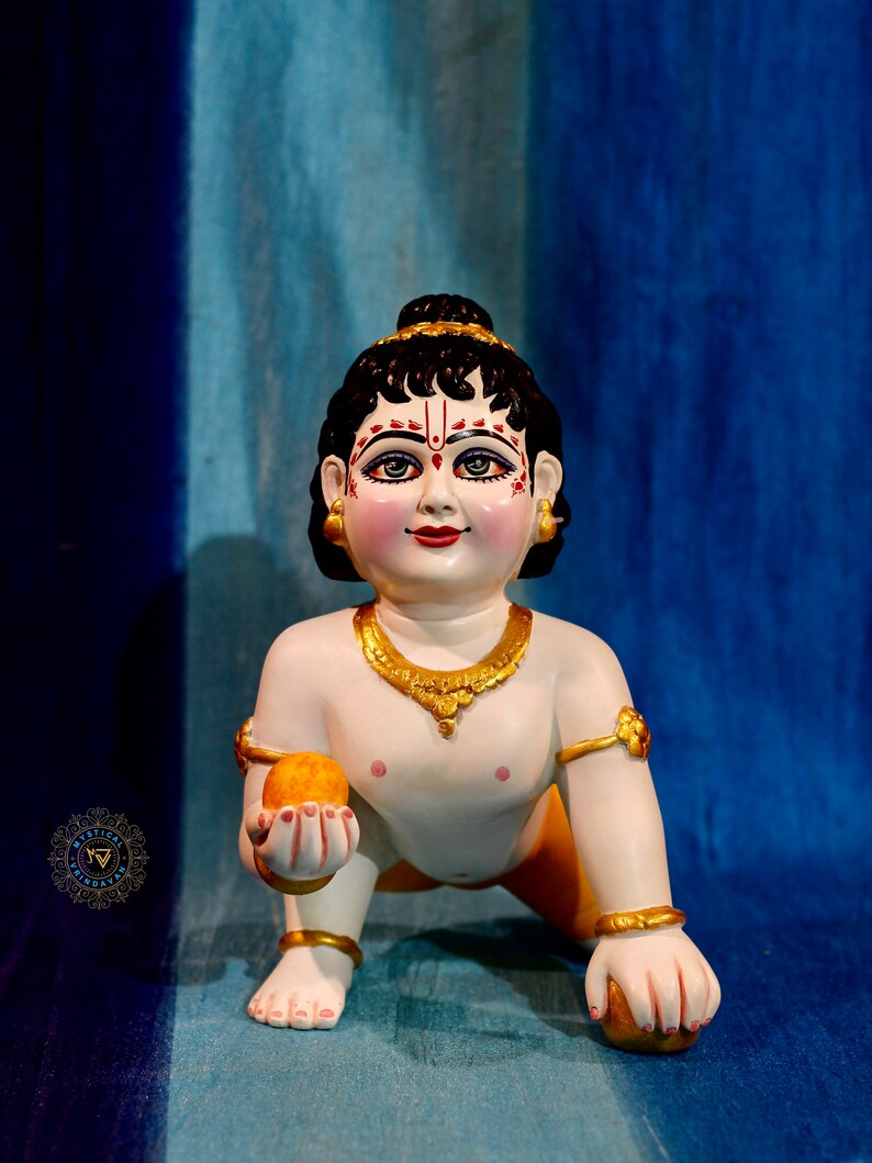 Krishna Idol/iskcon Statue/laddu Gopal/ Makhan Chor/ Baby Kanha 12' for