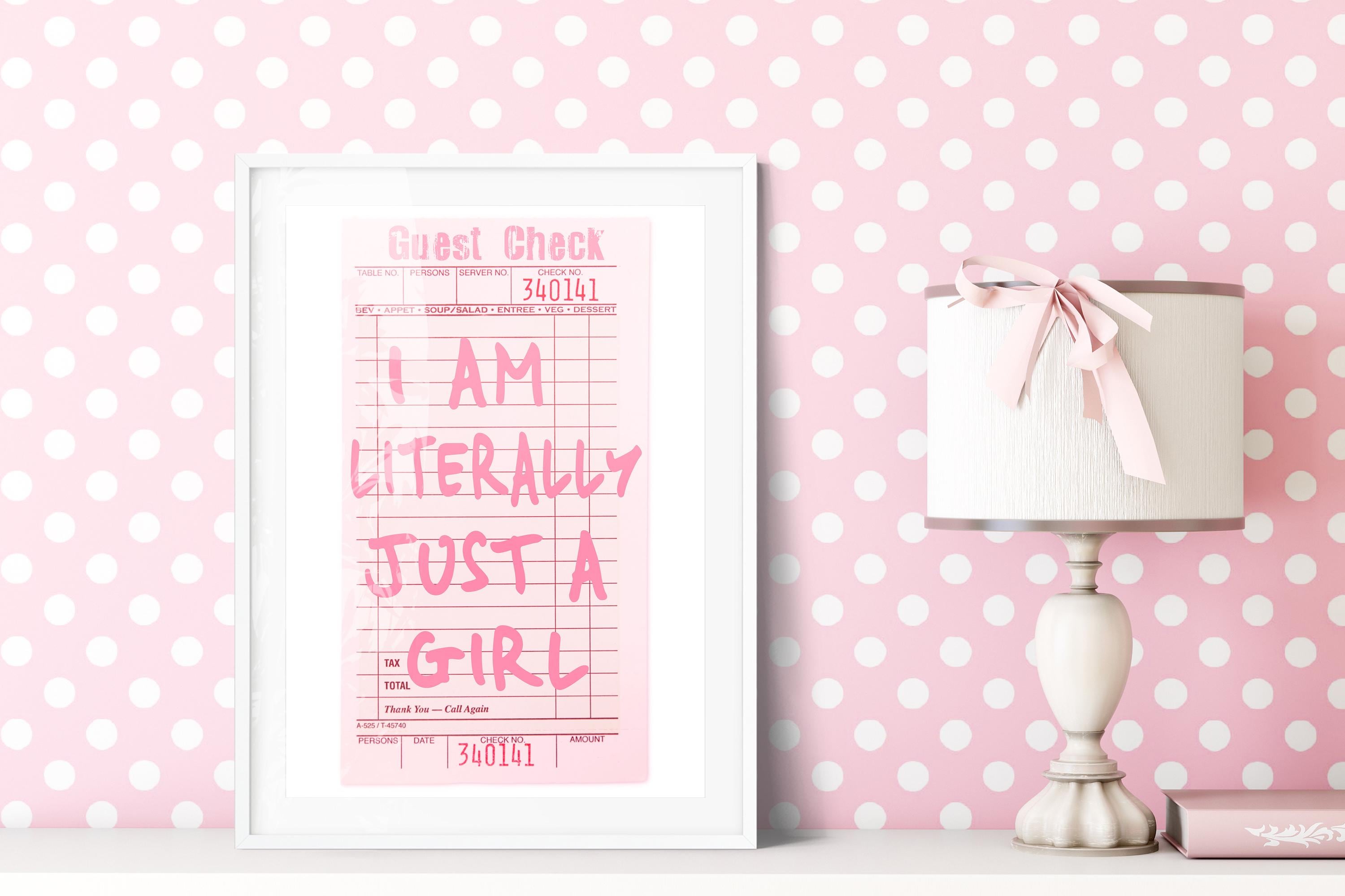 Paper Salad BABY GIRL PINK CHECKERED Paper Salad BABY GIRL PINK CHECKERED