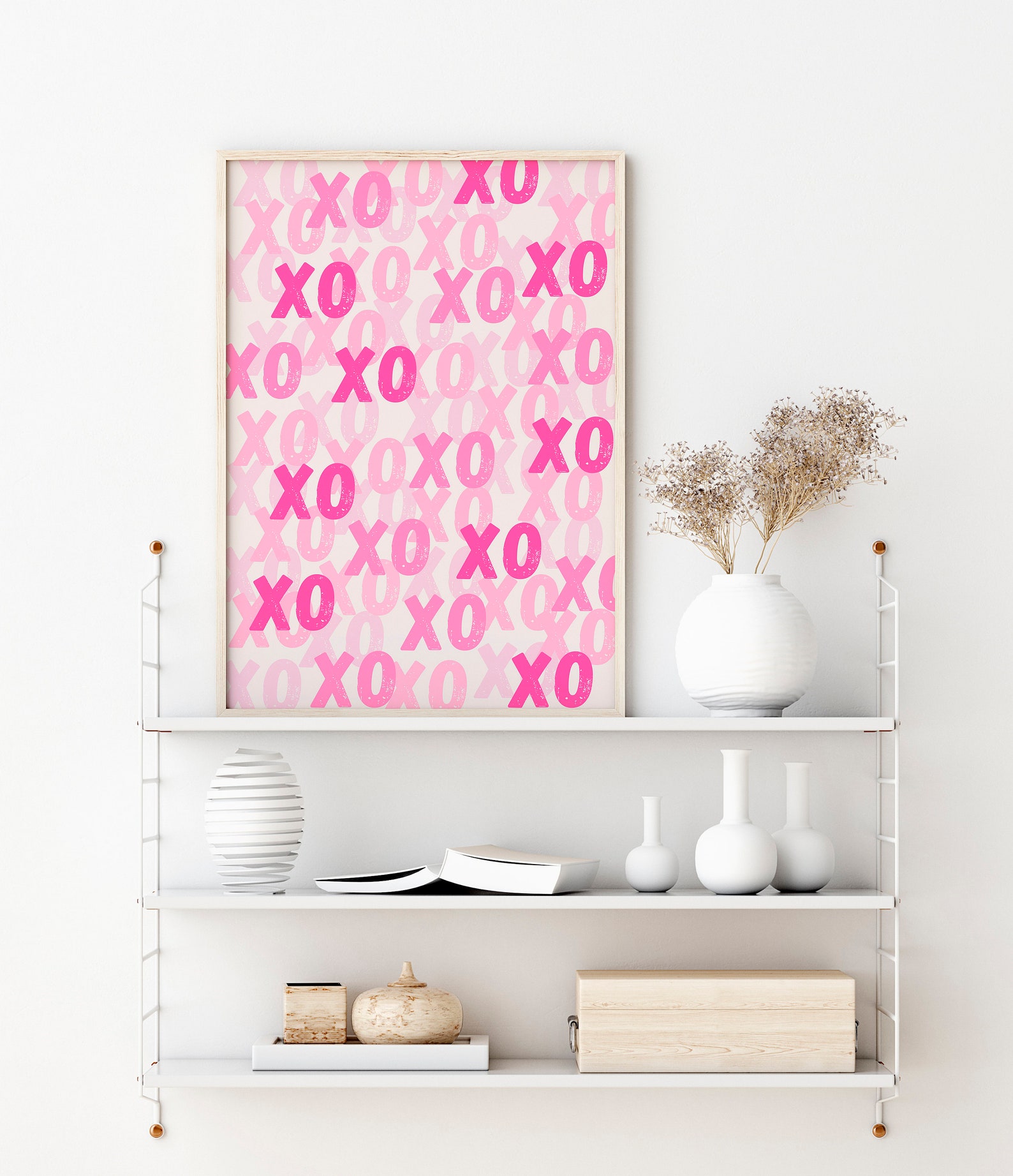 Pink Preppy Wall Art Pink Prints Set of 3 Trendy Wall Art Girly Prints ...