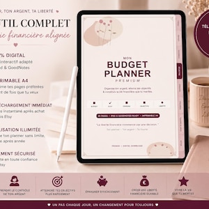 Budget Planner Français PDF | GoodNotes iPad Planner | Financial Planner Printable | Gestion Budget & Épargne | Digital Planner