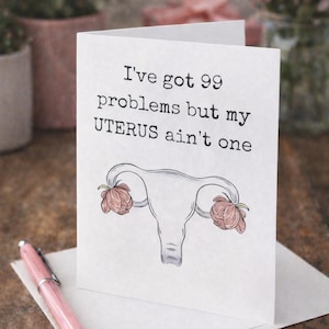 Funny Hysterectomy Get Well Card zdjęcie 1