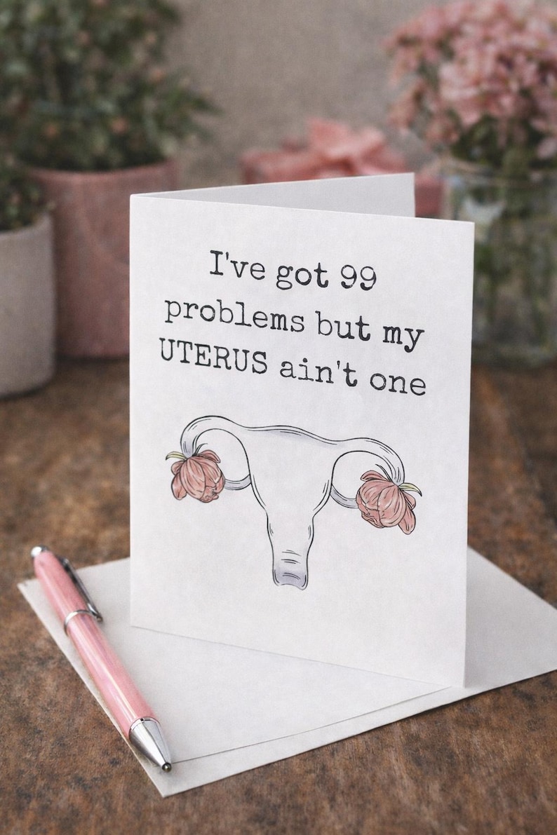 Funny Hysterectomy Get Well Card zdjęcie 1