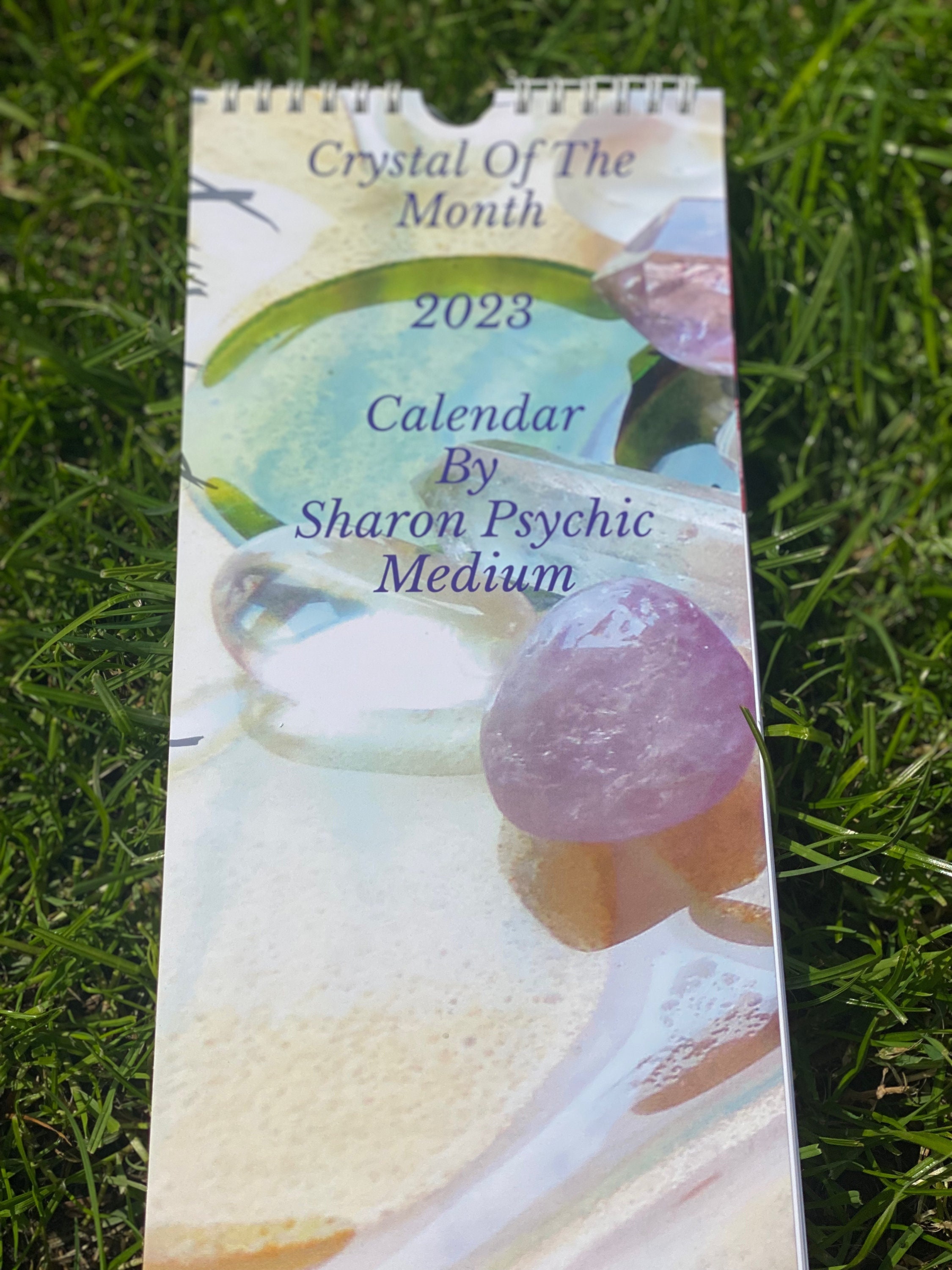Crystal Calendar 2025 Slim Crystal of the Month Calendar Etsy
