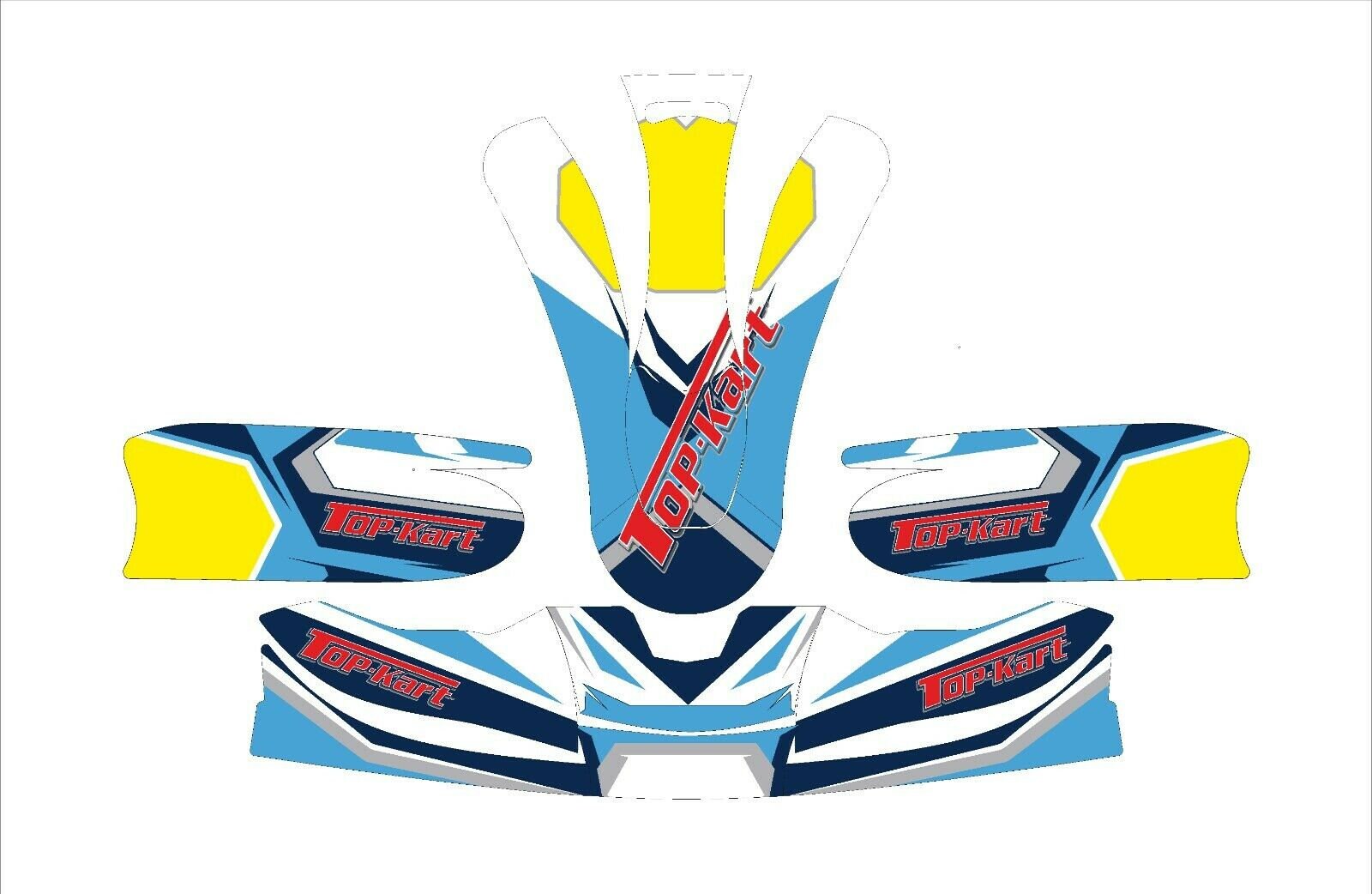 2022 Top Kart Style Graphics Kit KARTING Sticker Kit Made Etsy