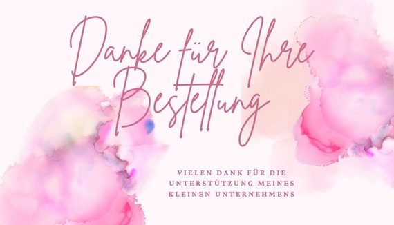  Danke Karte Zum Ausdrucken/karte/digital/unikat/special - Etsy Illustration 