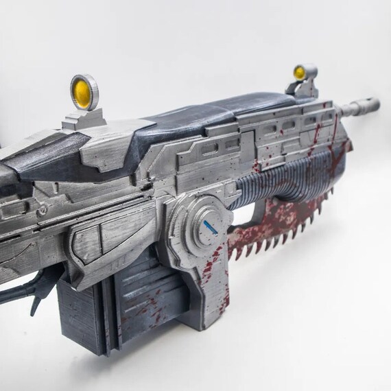 NECA Lancer Rifle Gears of War Replica Gaming Cosplay Prop Gow Etsy