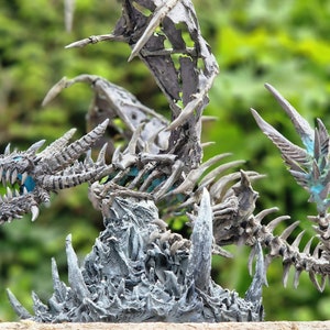 Fan Art Sindragosa inspired by World of Warcraft WOW Dragon Statuette Figure OOAK Figurine