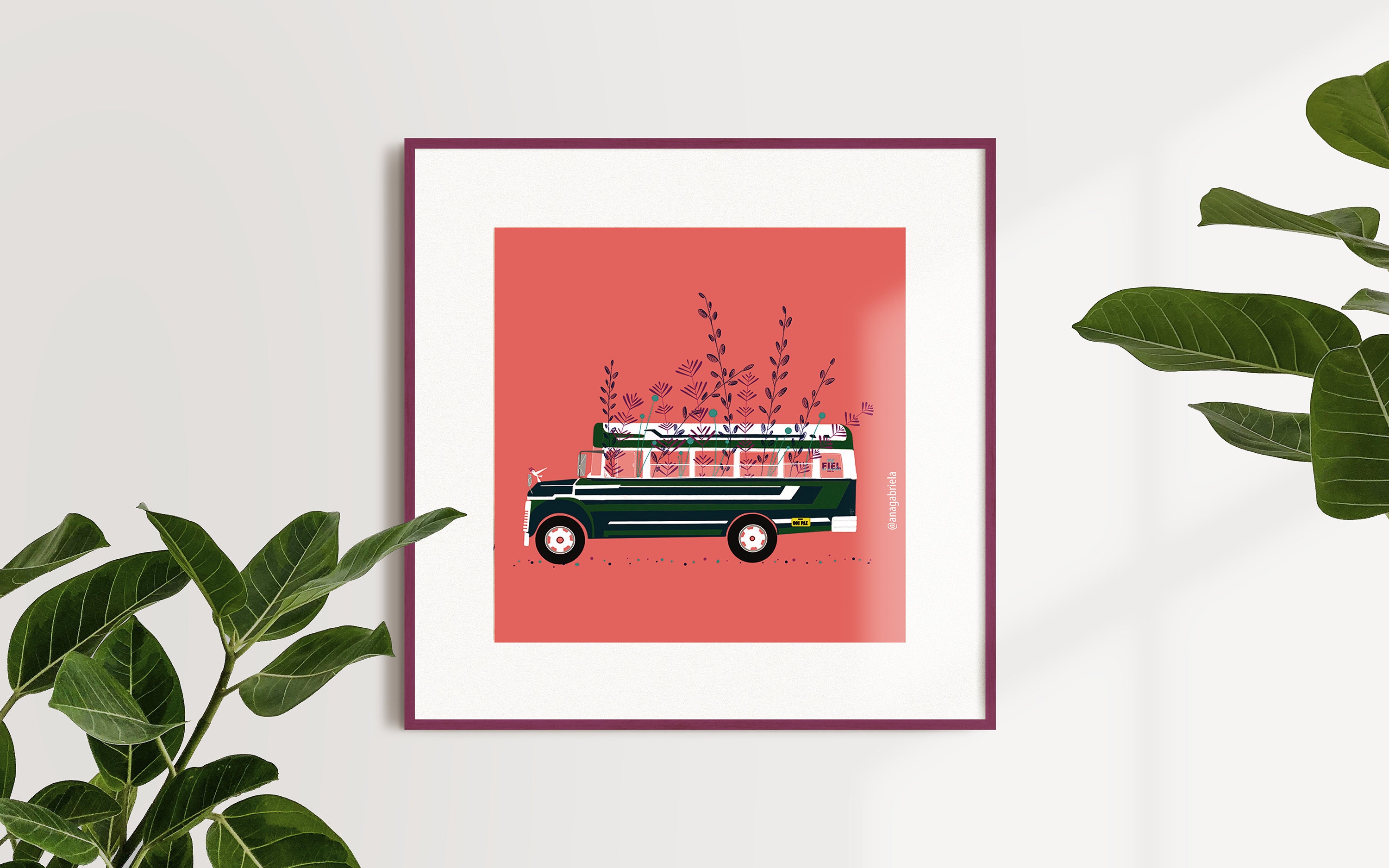 Micro | d'illustration d'art Numérique Esquisse de Ville Urbaine Bolivienne Moderne Imprimer Art Mur