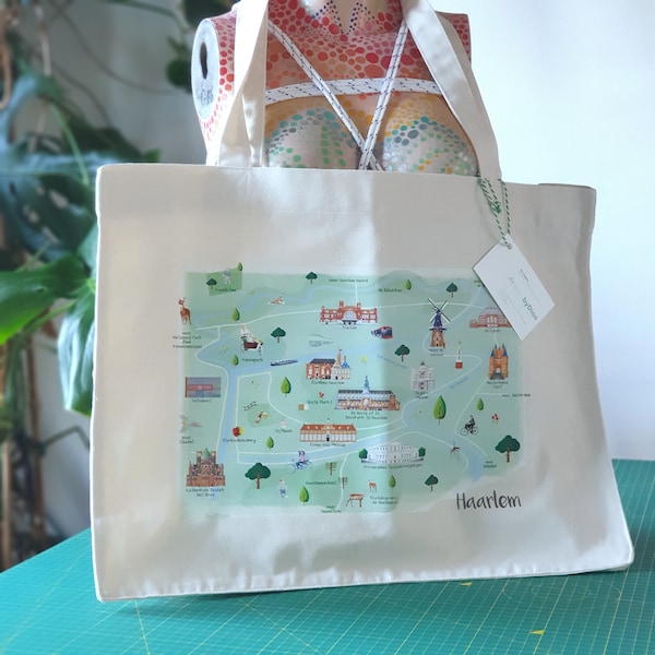 Haarlem Map Shopper Bag