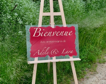 Plaque de bienvenue