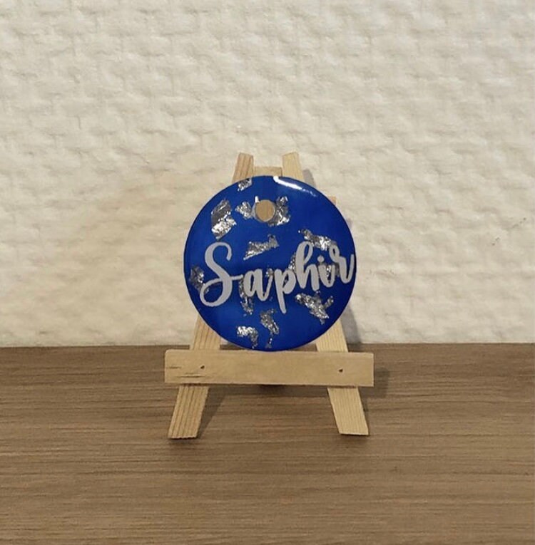 Médaille Petit Rond 100% Personnalisable Pour Chiens, Chats, ....