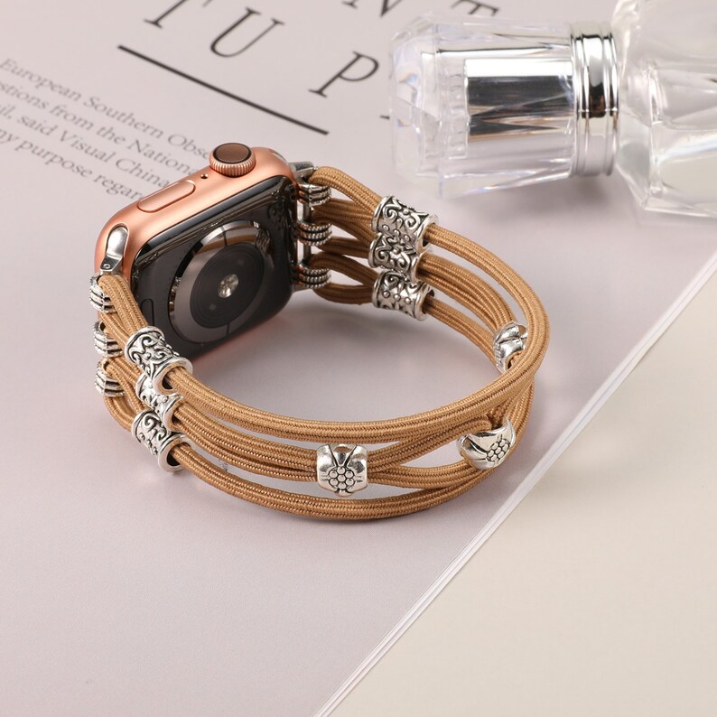 Beaded Bracelet Apple Watch Band 38mm 40mm 41mm Women Braided Etsy
