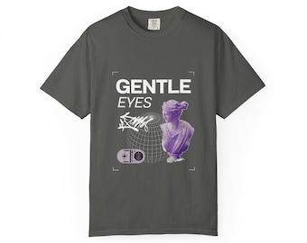 Roman Bust Head Graphic T-Shirt | Minimalist Sculpture Tee