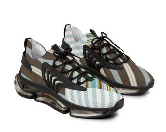 MEN'S Multi-Colored Stripe lightweight Slip-on Mesh Sneakers