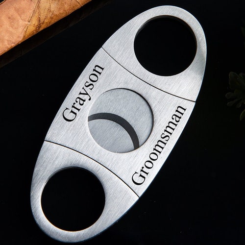 Personalized Cigar Cutter Engraved Cigar Cutter for Men Gift Etsy