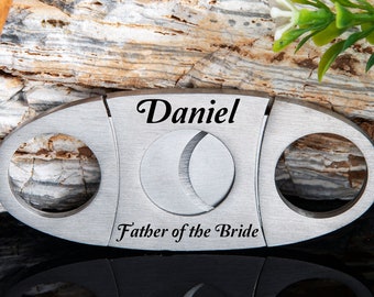 Tagliasigari inciso per uomo Regalo per papà, Tagliasigari personalizzato, Regalo fidanzato Groomsman Proposta regalo, Accessori per sigari personalizzatisc