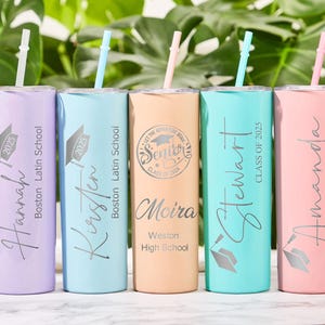 Graduation Gifts, Personalized Graduation Tumbler, Engraved Graduation Stainless steel Cup, College Grad Gift, 2025 Grad, Class of 2025