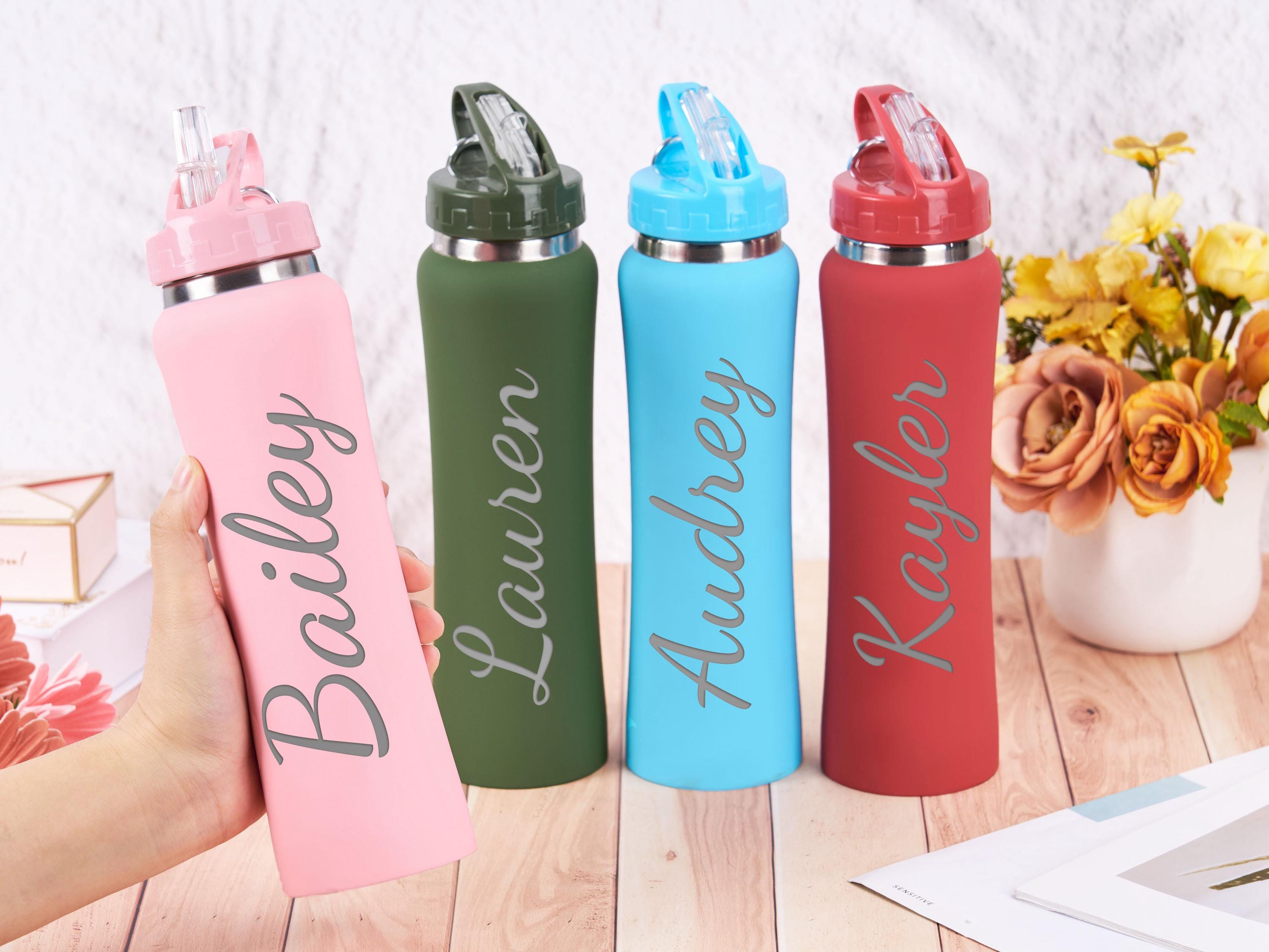 Personalized Gym Water Bottle Custom Name Engraved Water Bottle ...