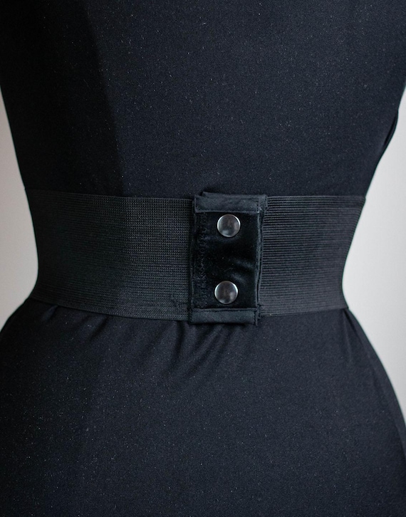Super wide, quilted velvet, embellished corset belt Victorian Velvet Corset Belt – Qurcha | Handmade Quirky  main image 4