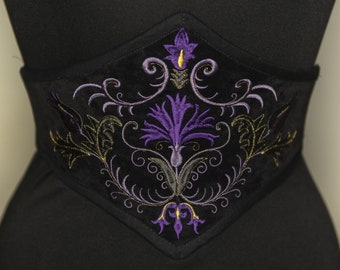 Ceinture corset velours