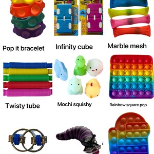 BOXOB 2pcs Little Spiky Grippie Stim Keychain, Pocket Mini