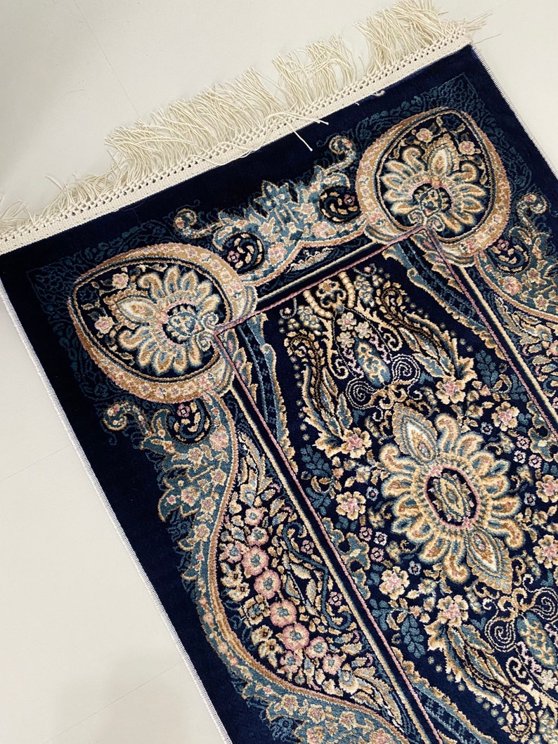 Small Persian Rug / Blue Persian Rug / Persian Carpet / Etsy