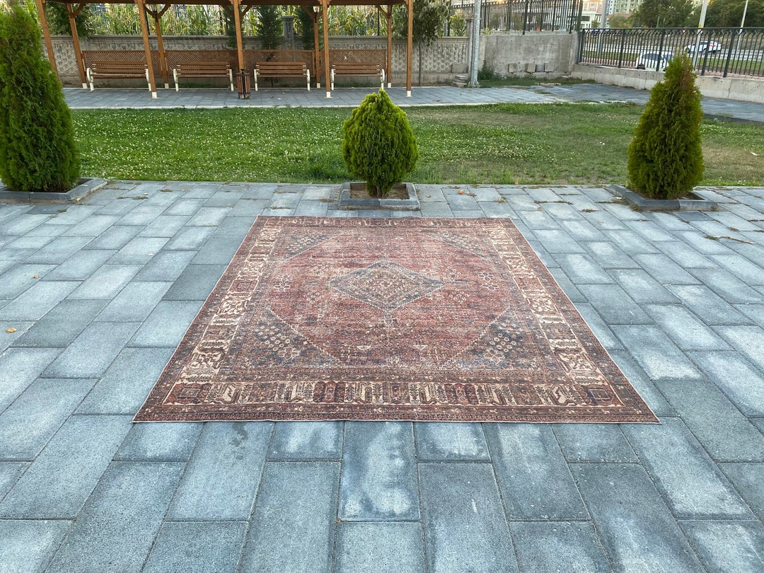 Tabriz Rug / Large Persian Rug / Vintage Style Rug / Oversize Persian