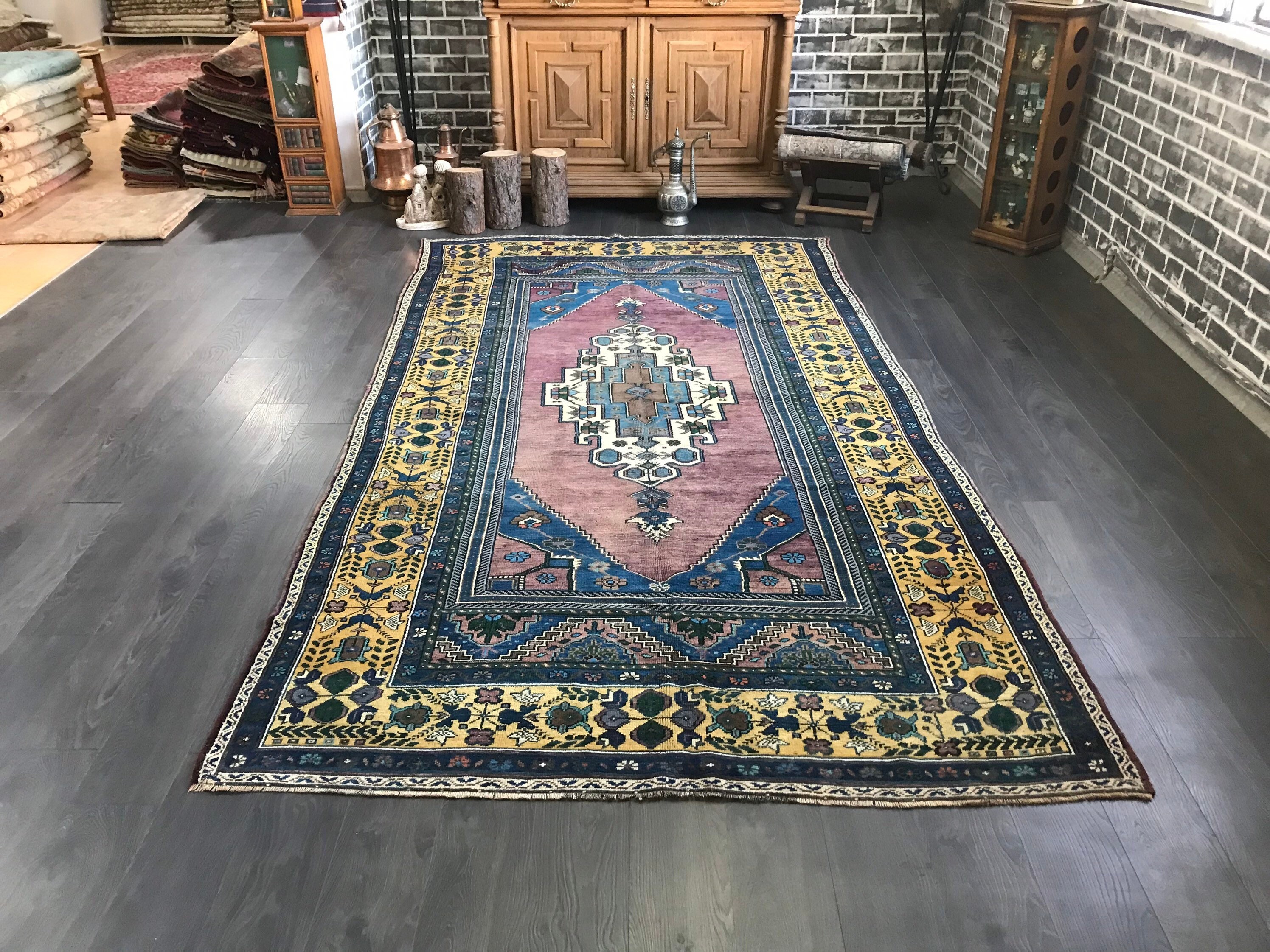 Antique Turkish Rug - Etsy
