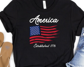 America Unisex Jersey Short Sleeve Tee