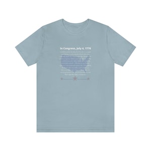 In Congress, Declaration of Independence Shirt image 6