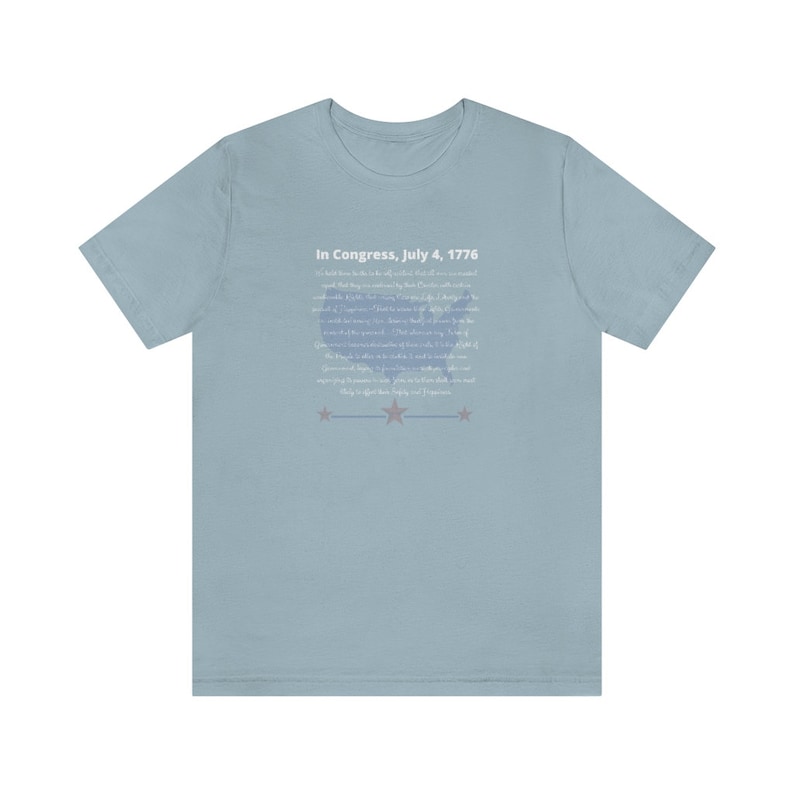 In Congress, Declaration of Independence Shirt image 6