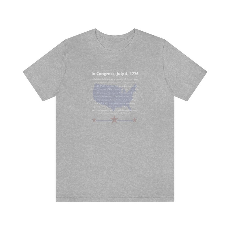 In Congress, Declaration of Independence Shirt image 3