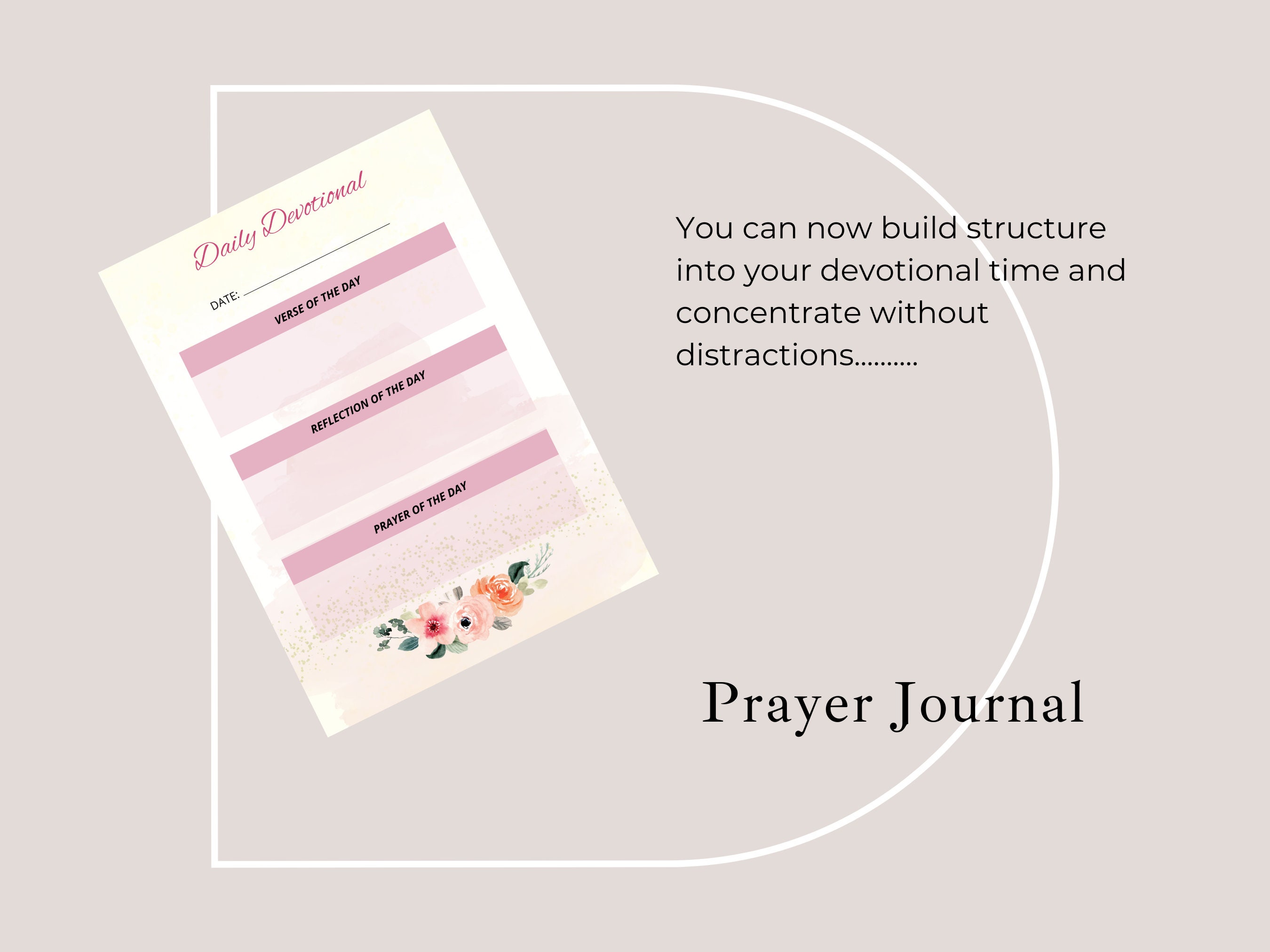 Printable Prayer Journal, Devotional Journal, Printable Journal - Etsy