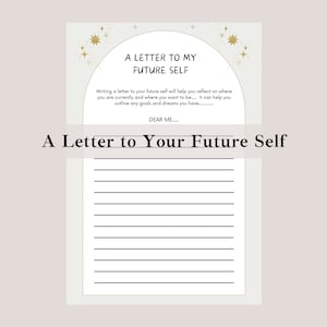 Liebes zukünftiges Selbst, Liebesbrief an Dein zukünftiges Selbst, Self Care Journal