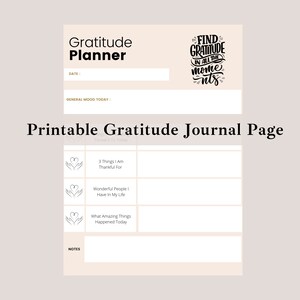 Diario de gratitud imprimible, Diario de gratitud diario imprimible, Diario de gratitud diario, Diario de gratitud imprimible, Gratitud y manifestación