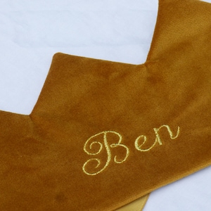 Personalised, Named Velvet Crown/Tiara, Fabric Crown/Tiara. Party Hat