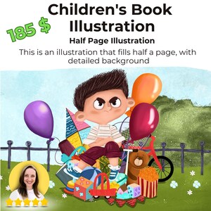 Children&#39;s Book Illustration to Publish your Storybook, Custom Kids Short Story, Illustrator for Hire, Picture Book Cover Design, Cartoon