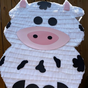 Farm Birthday Decorations Cow Pinata Farm Theme Birthday Farm Party Favor