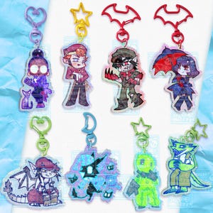 Deadlock Rainbow Keychain Rem Mina Doorman Drifter Ivy Viscous Calico