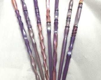 Shimmery Pink and Purple Magic Wands