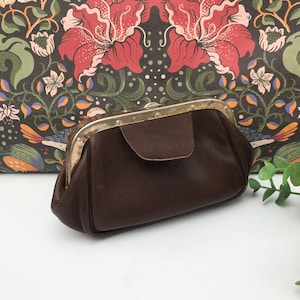Swedish vintage leather coin purse